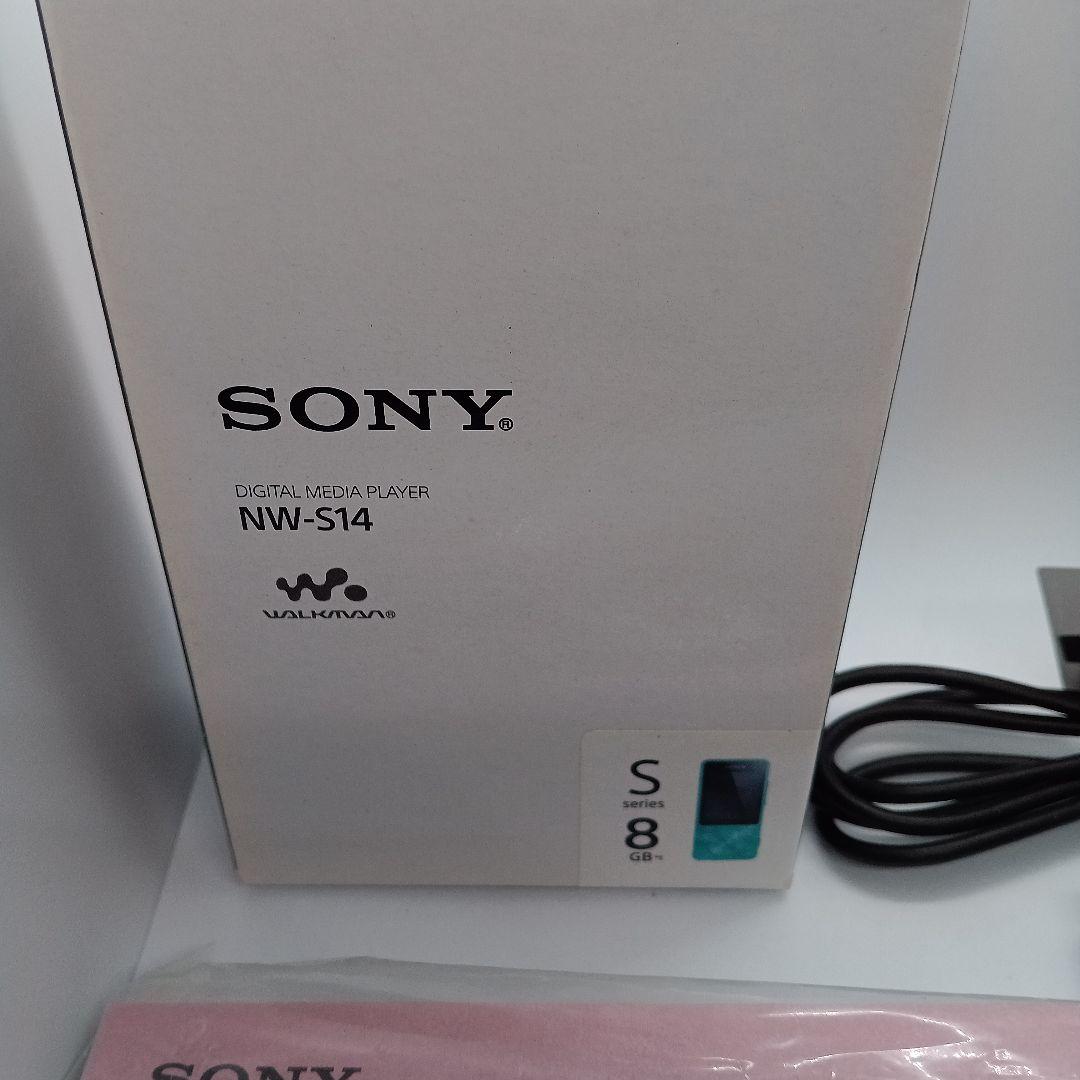 新品SONY NW-S14 デジタルメディアプレーヤー 8GB 青バッテリー新品
