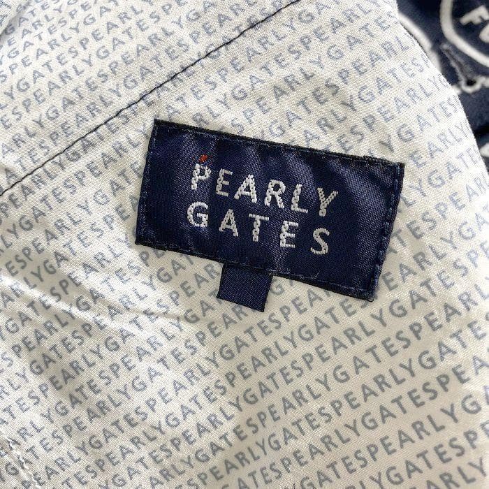 パーリーゲイツ ゴルフ コットン混ツイル 総柄 ストレッチ パンツ ウエア00