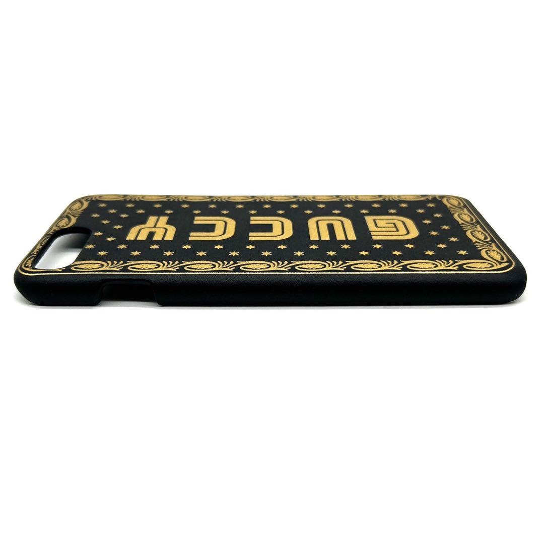 GUCCI グッチ GUCCY スターフレーム iPhone7+/8+ケース 黒