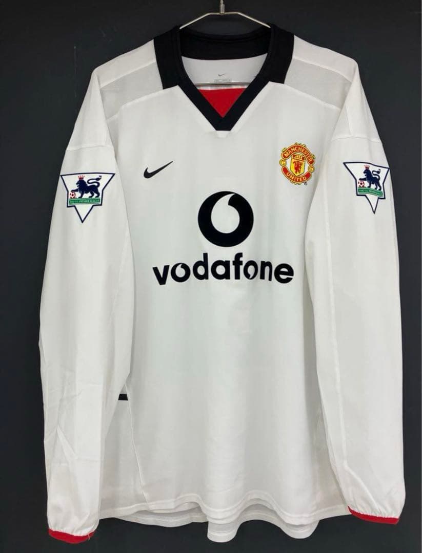 02/03 マンチェスターユナイテッド　ベッカム　長袖アウェイユニフォーム