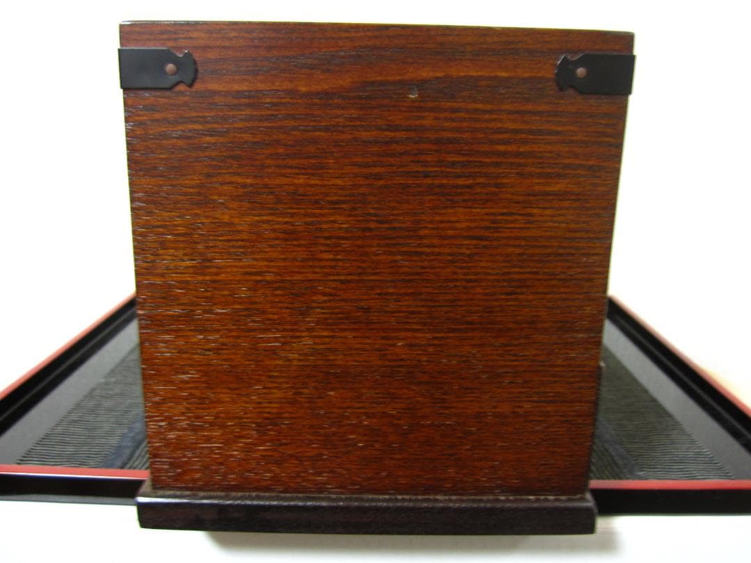 未使用◆上野村 銘木工芸◆天然木 漆塗◆小物入れ引出し ティッシュケース◆大