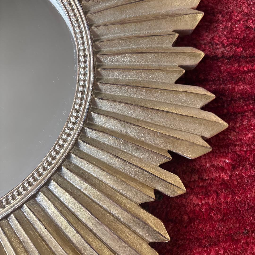 ZARA ウォールミラー ゴールド 太陽