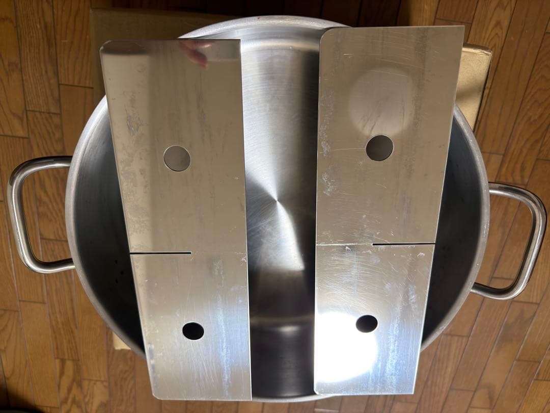 遠藤商事 TKGプロ 電磁用丸型おでん鍋 (木蓋付) 大 ステンレス