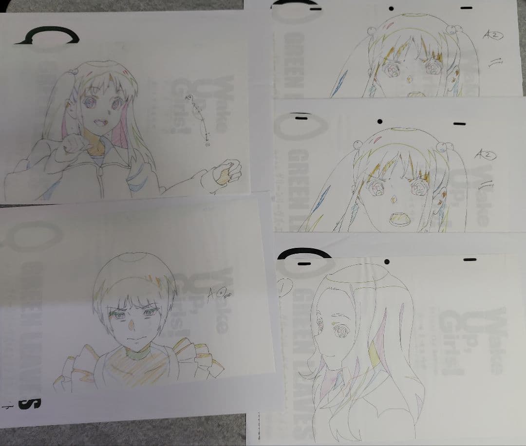 WakeUp,Girls! 生原画 グッズ 書籍 セット