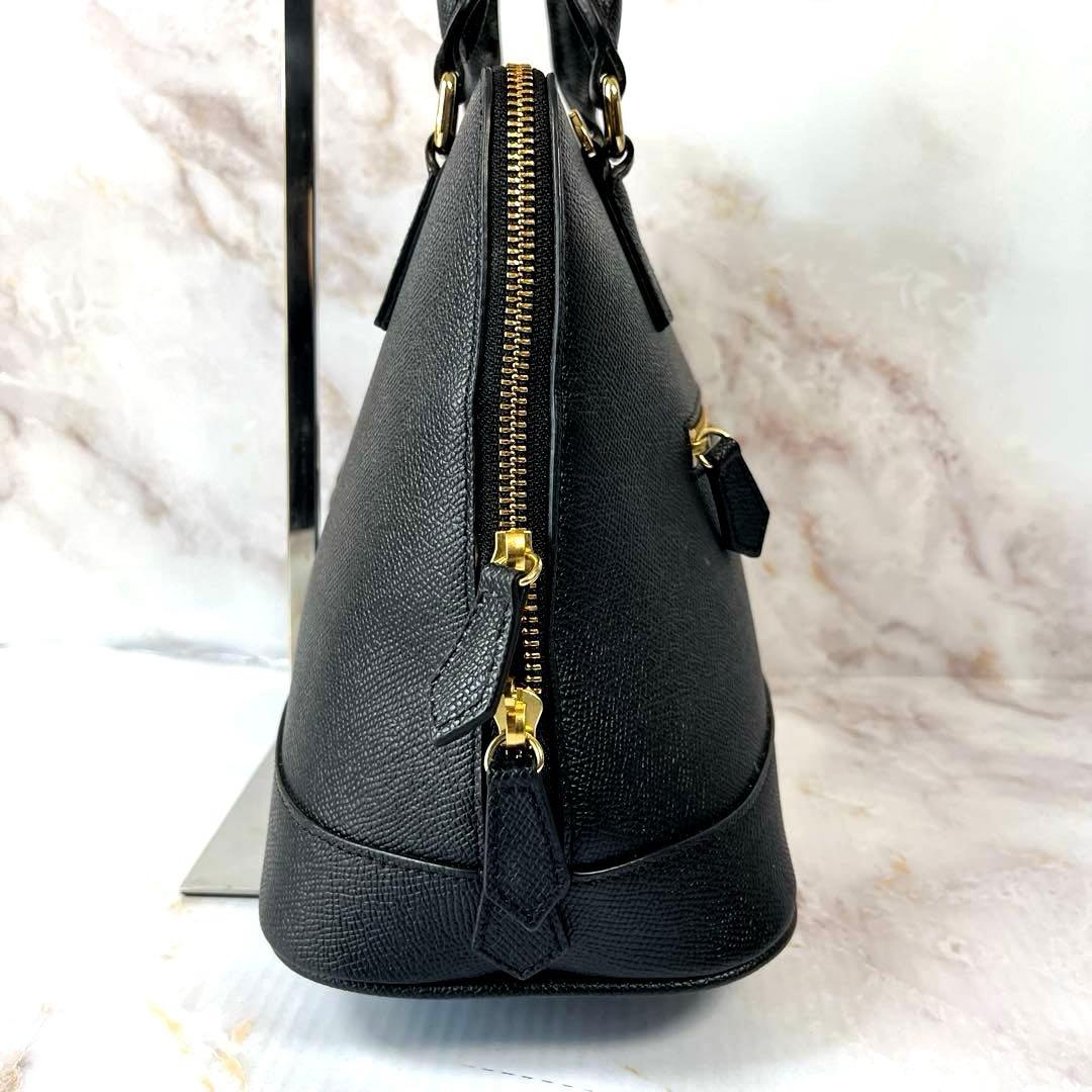 【極美品】ミランダカー×サマンサタバサ 本革 レザー 2way ハンドバッグ 黒