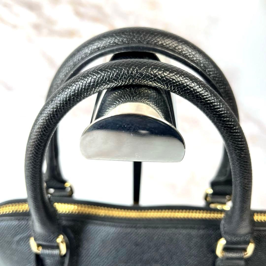 【極美品】ミランダカー×サマンサタバサ 本革 レザー 2way ハンドバッグ 黒