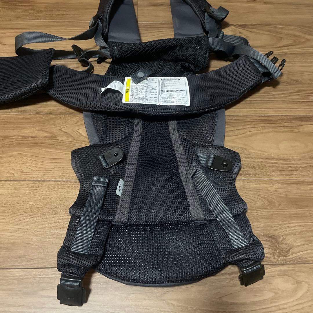 Aprica アップリカ ラクリス ダークグレー　抱っこ紐