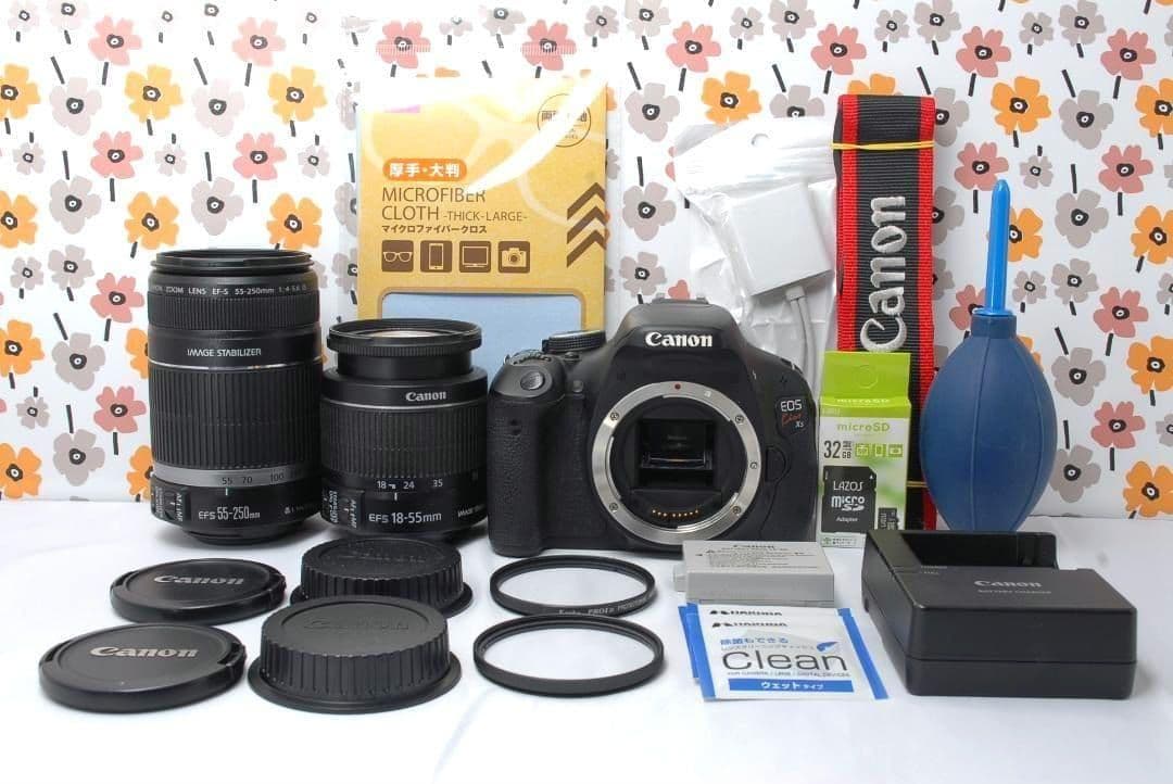 ❤Canon Kiss X5❤望遠レンズデビュー❤スマホ転送OK❤動画撮影OK❤