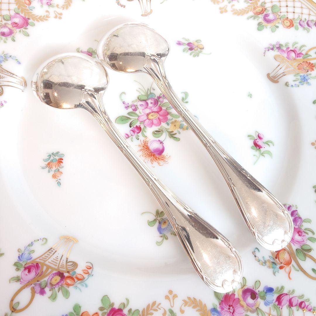 クリストフル　リュバン　レア　コンソメスプーン　2本組　スープスプーン