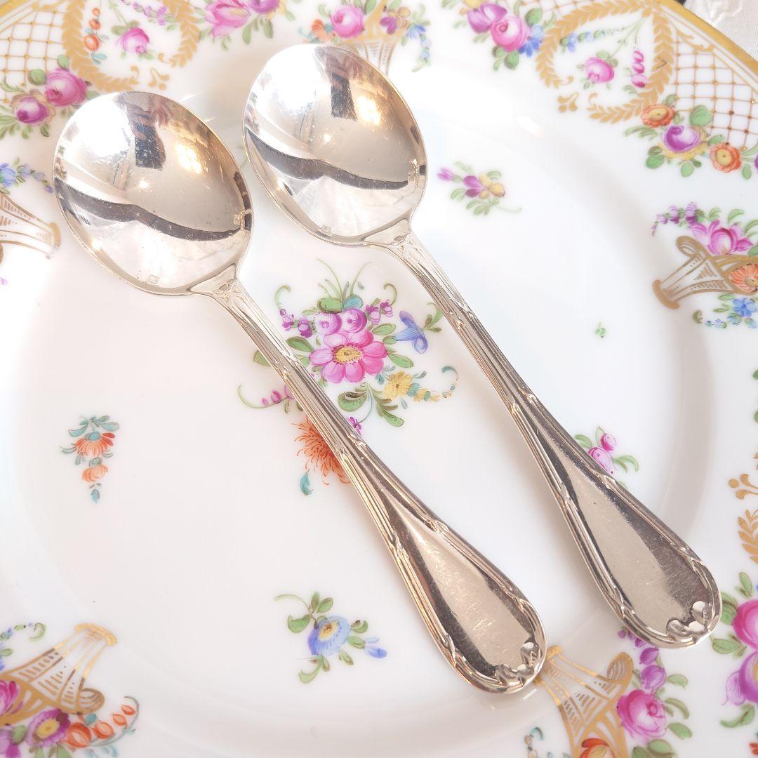 クリストフル　リュバン　レア　コンソメスプーン　2本組　スープスプーン