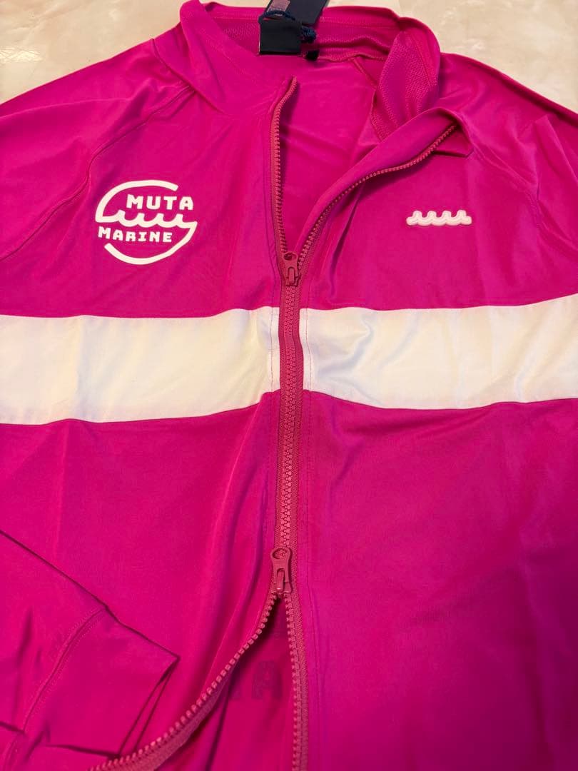 MUTA MARINE ピンク ジップアップジャケット 新品タグ付き