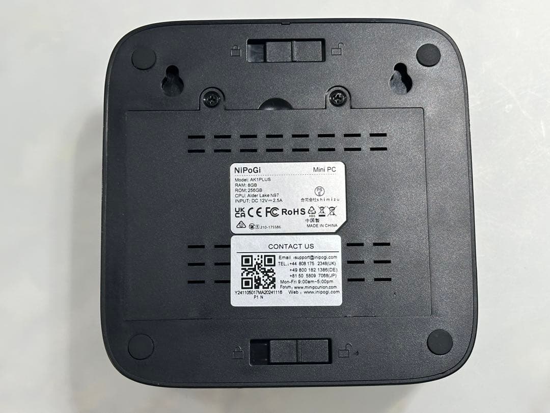 [付属品 欠品] NiPoGi N95 Mini PC AK1PLUS