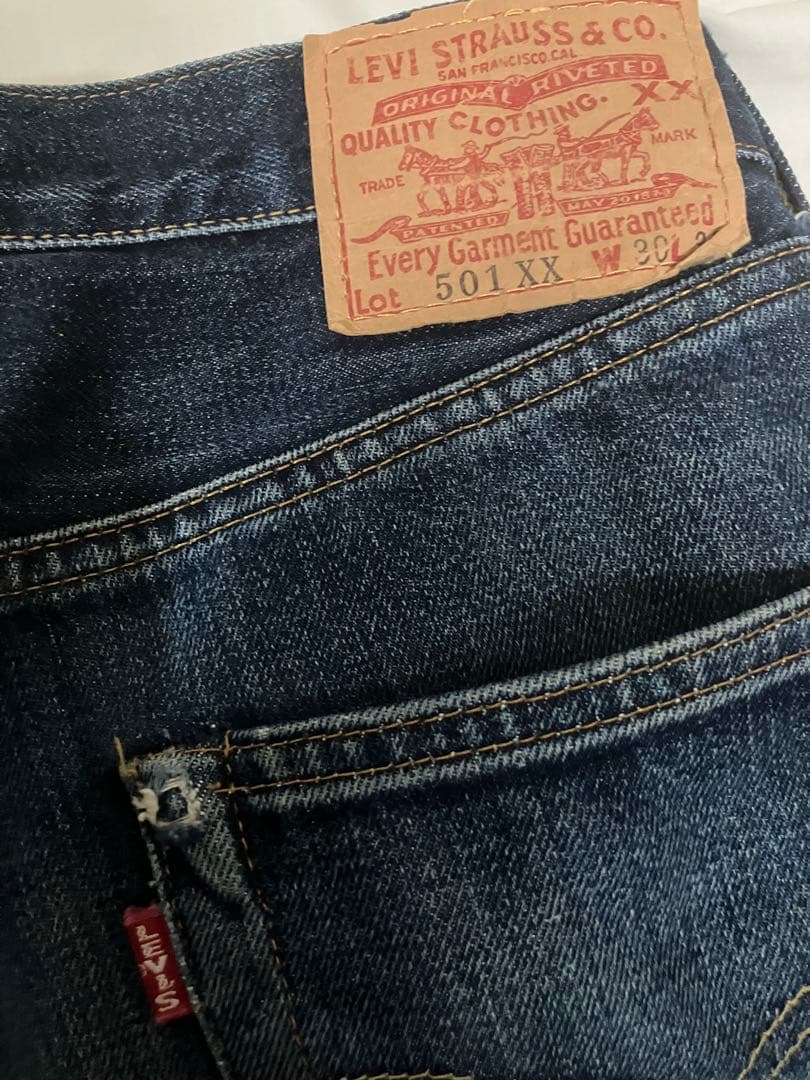 秘蔵Levi's 501XX 55年 VINTAGE 赤耳BIG E 刻印555