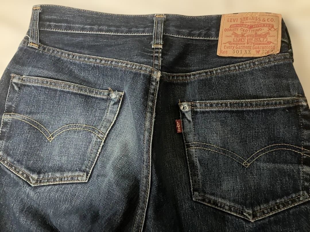 秘蔵Levi's 501XX 55年 VINTAGE 赤耳BIG E 刻印555
