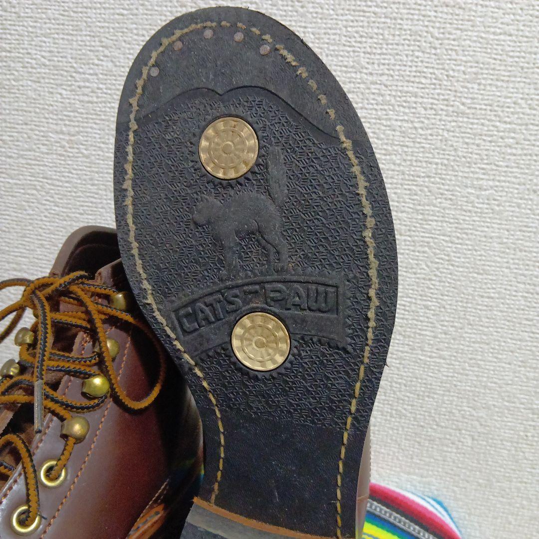 LONE WOLF BOOT ワイヤーマン★25㌢★ロンウルフ★高級ガラスレザー