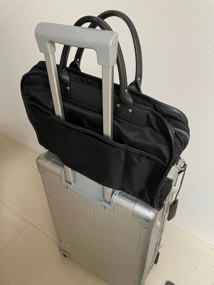 【美品】フェリージ Felisi ビジネスバッグ 1772/DS ブラック