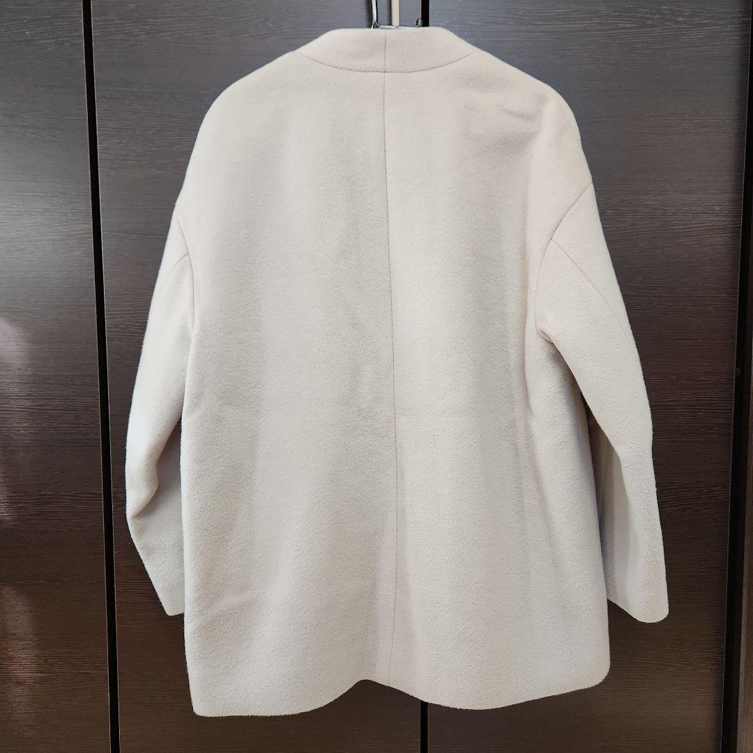 本日限定！【美品】ヴィクトリアン ウール ハーフコート グレージュ