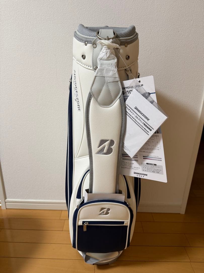 【新品】レディース　ブリヂストン BG-100Ｌキャディバッグ ネイビー