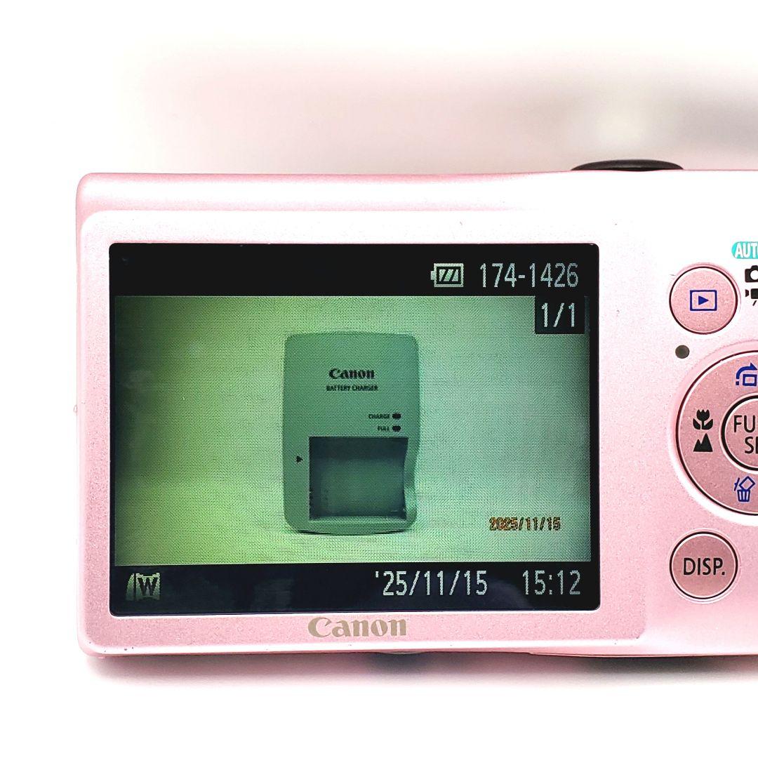 CANON デジカメ　IXY 200F PC1469 ピンク コンデジ