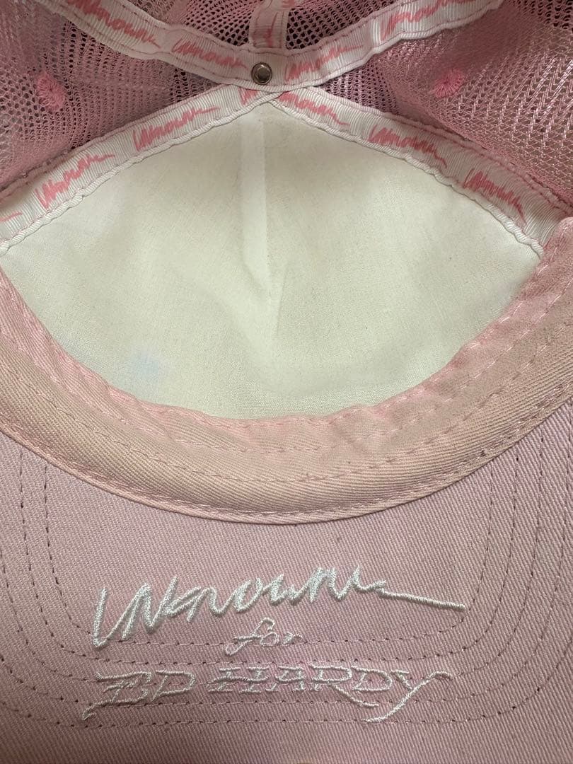 【希少】Ed Hardy×unknownメッシュスタッツメッシュキャップ