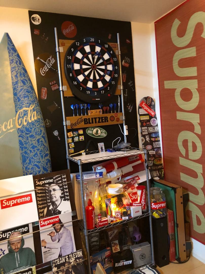 supreme シュプリーム Nike leather duffle bag