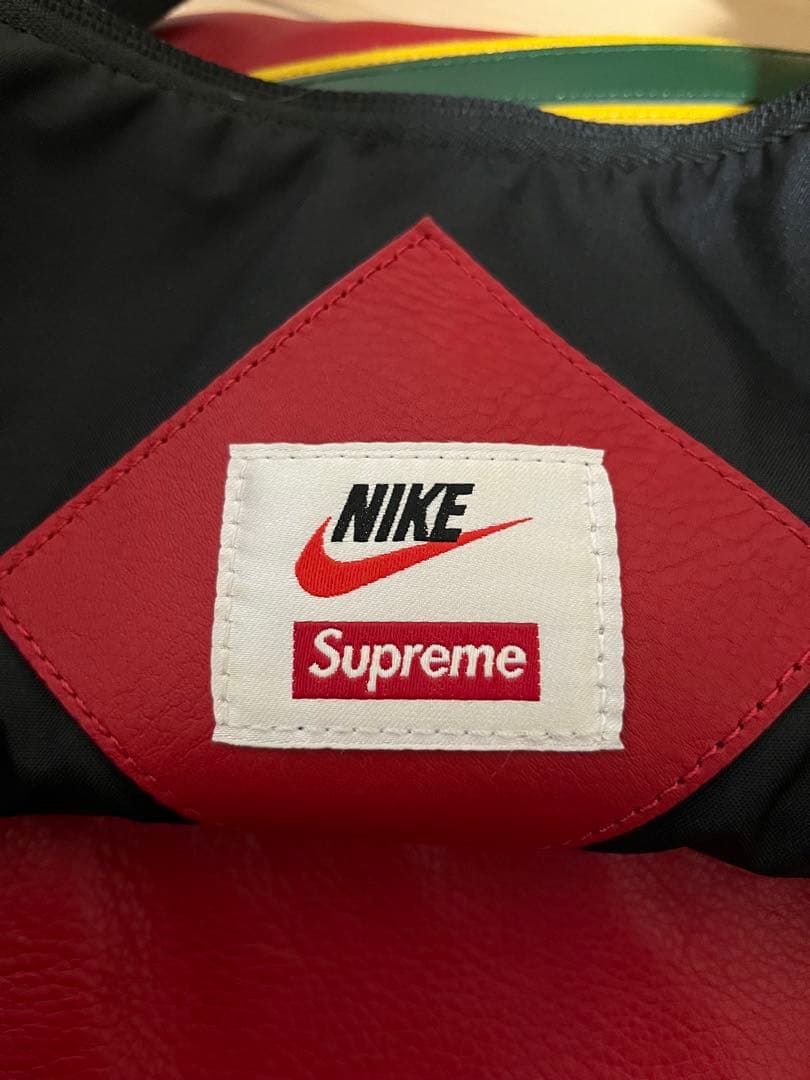 supreme シュプリーム Nike leather duffle bag