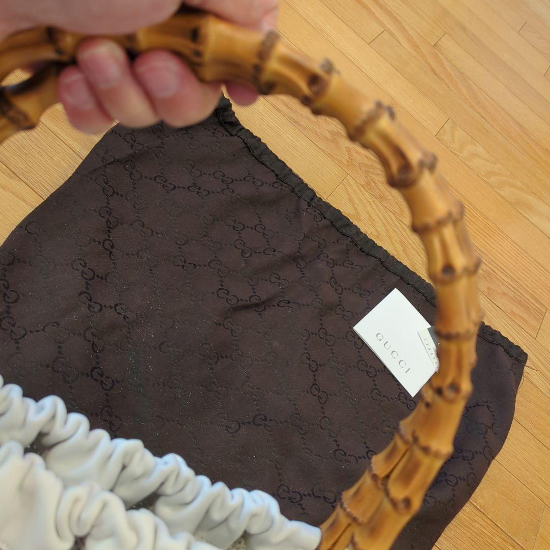 限定値下げ★GUCCI メッシュバッグ バンブーハンドル