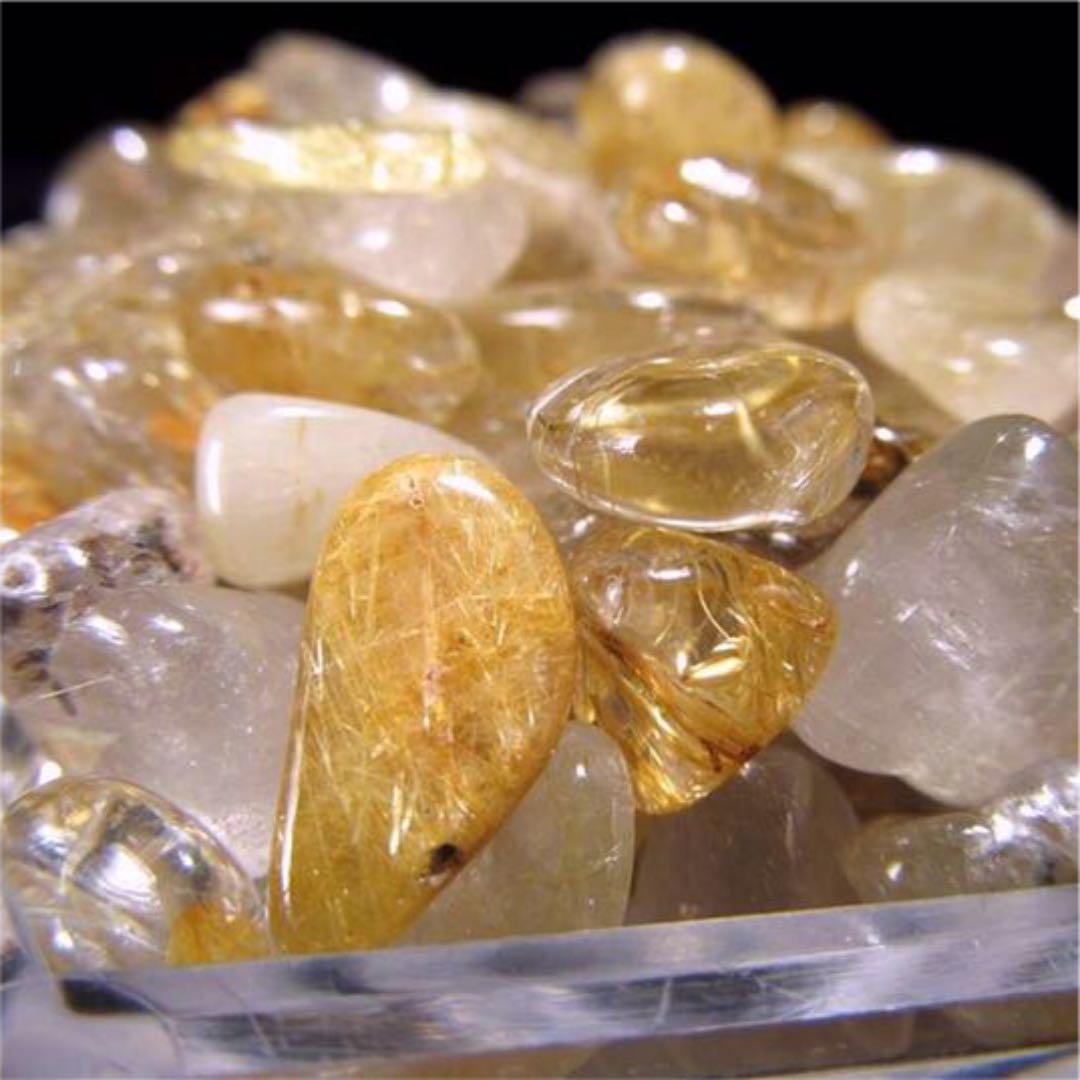 ★限定ご奉仕★金運✳︎勝負運☆【500gゴールドルチルクォーツさざれ石】❤️