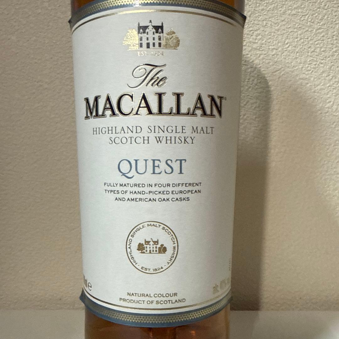 The Macallan Quest シングルモルトウイスキー700ml 箱付