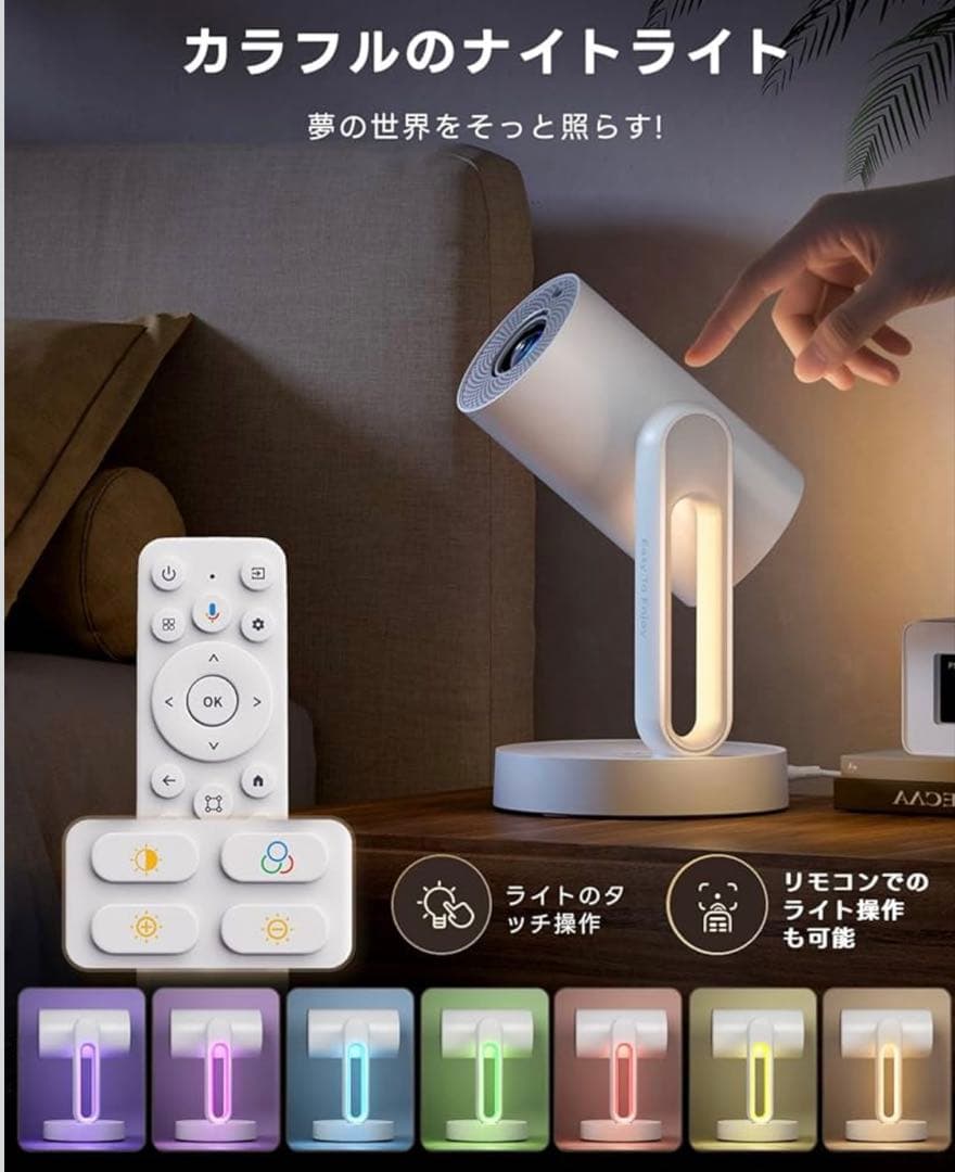 Google TV搭載・Netflix公式ライセンス ETOE プロジェクター