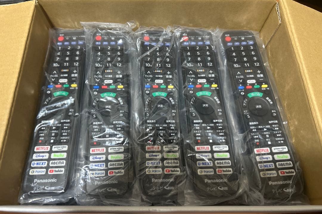 純正新品Panasonic4K液晶テレビ VIERAリモコン 60本