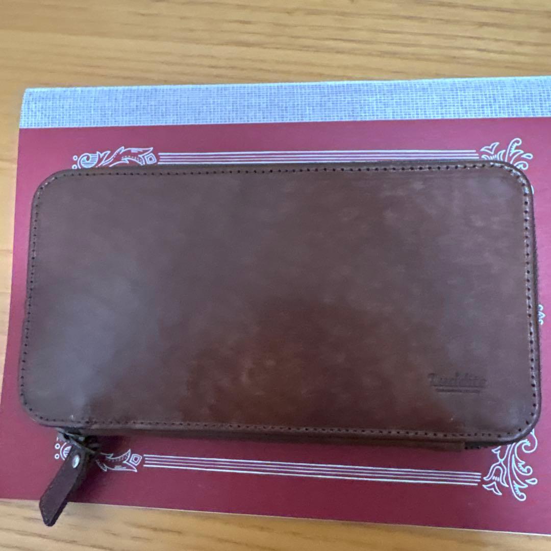 ラダイト（LUDDITE）　WEB限定レザーラウンドジップペンケース　MAYA