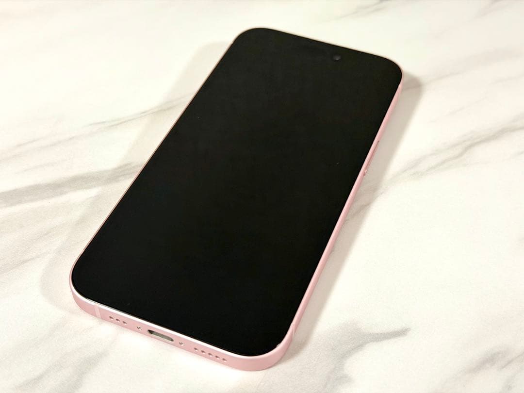 【美品】iPhone 15 Pink 128GB SIMフリー ケース付き
