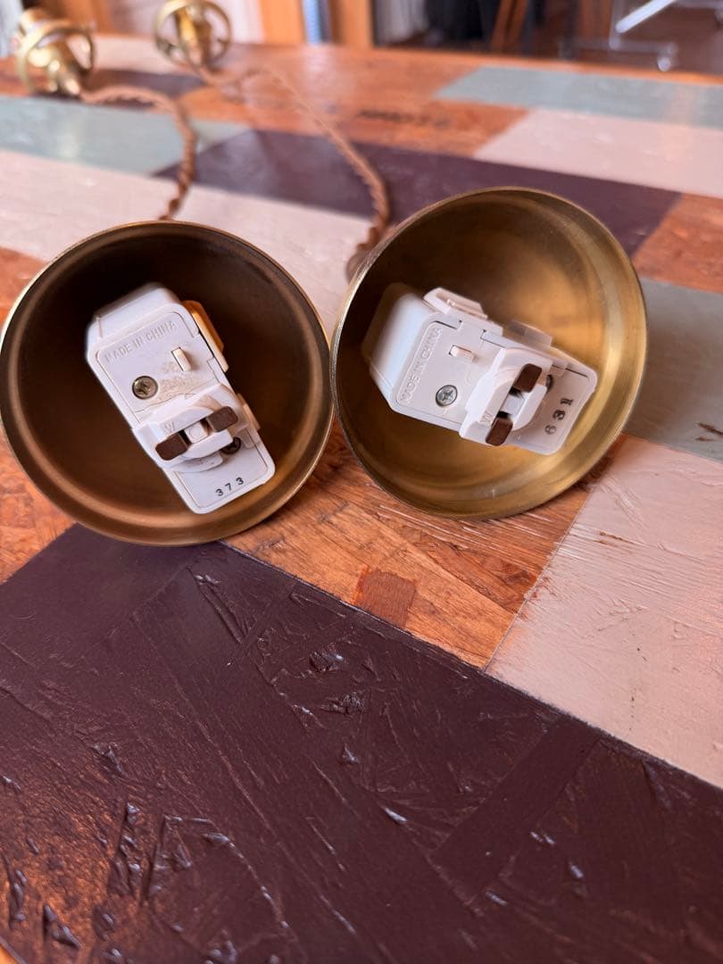 真鍮製ペンダントライト E17 100V 60W