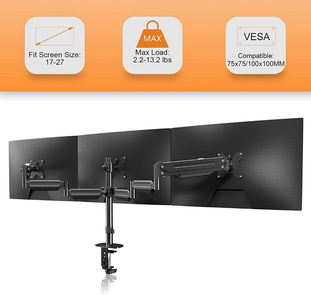 三画面モニターアーム PC モニター アーム