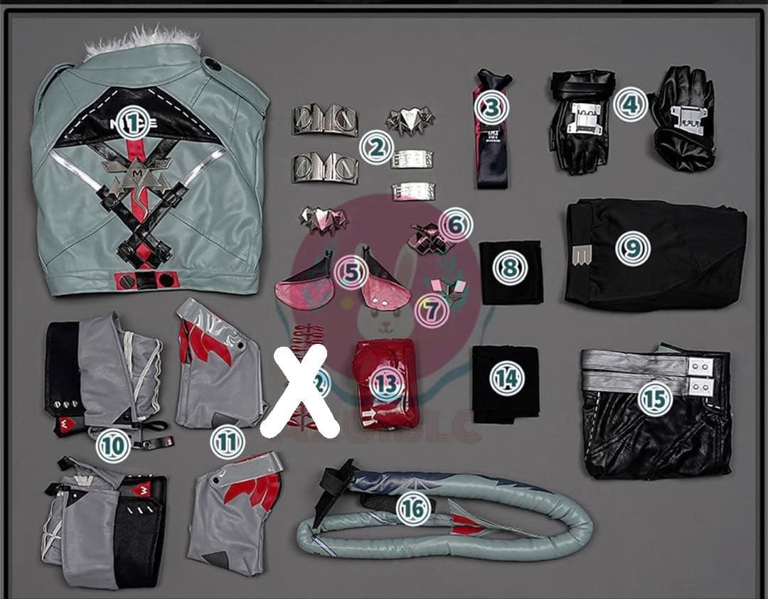 ゼンレスゾーンゼロ ジェーン・ドゥ コスプレ 衣装 武器あり