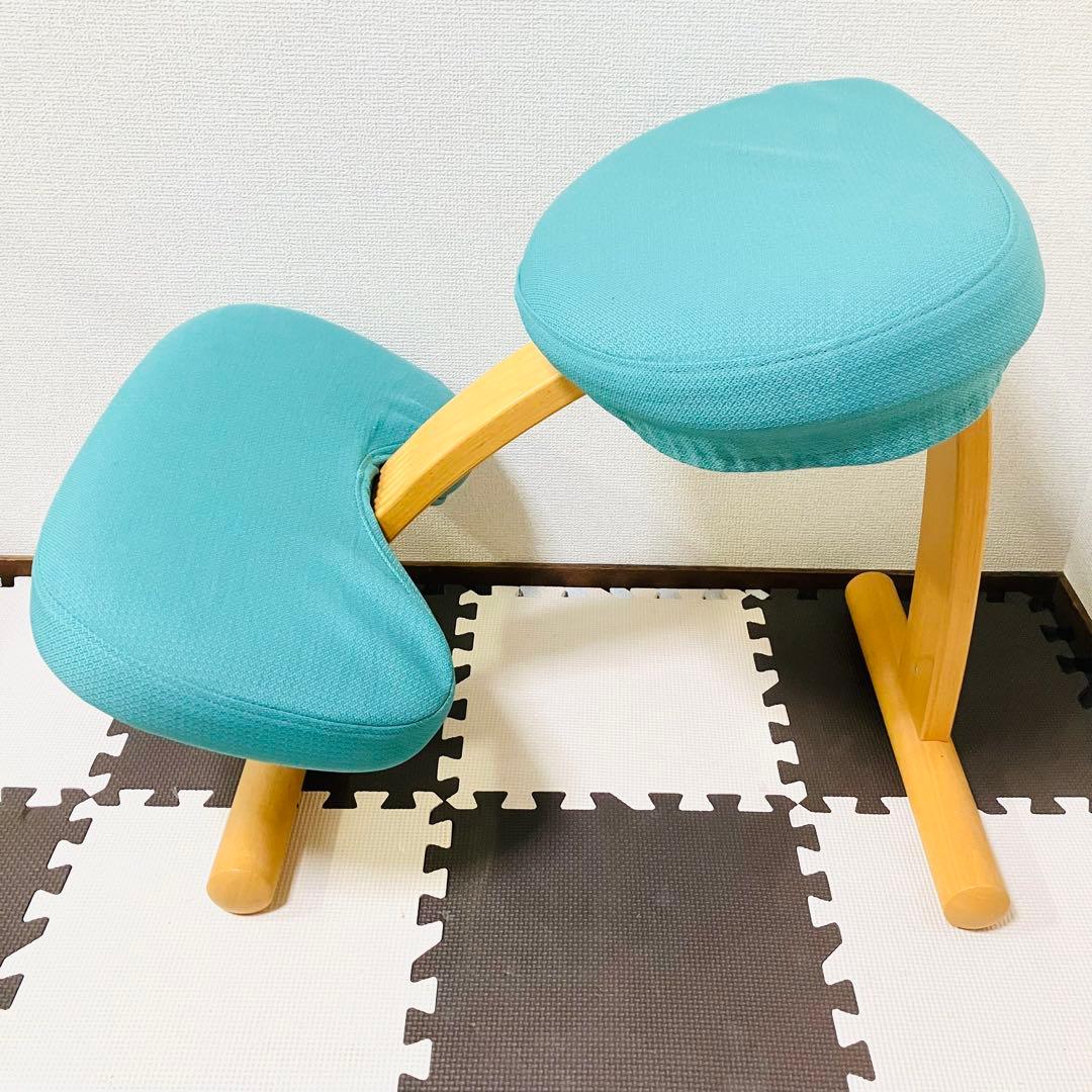 Rybo リボ バランスイージー チェアー 姿勢矯正イス サカモトハウス ブルー