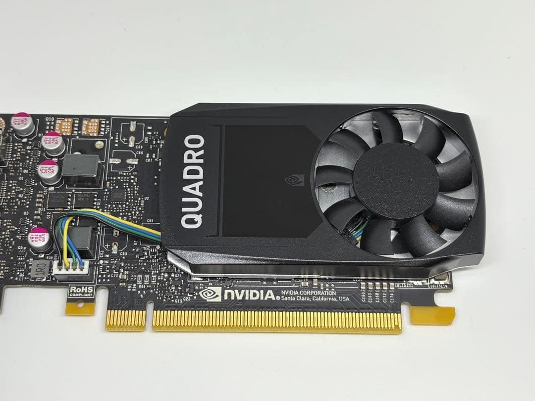 NVIDIA QUADRO P1000★ロープロファイルブラケット