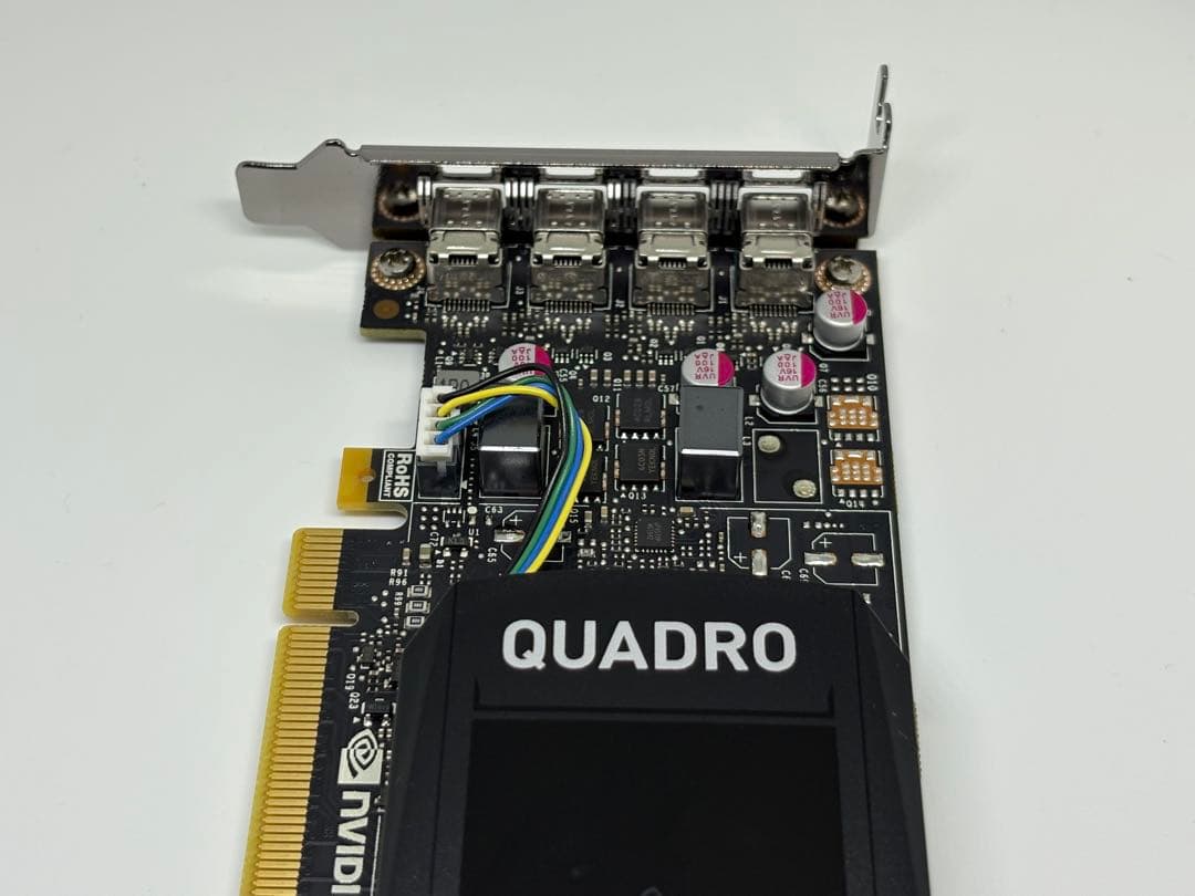 NVIDIA QUADRO P1000★ロープロファイルブラケット