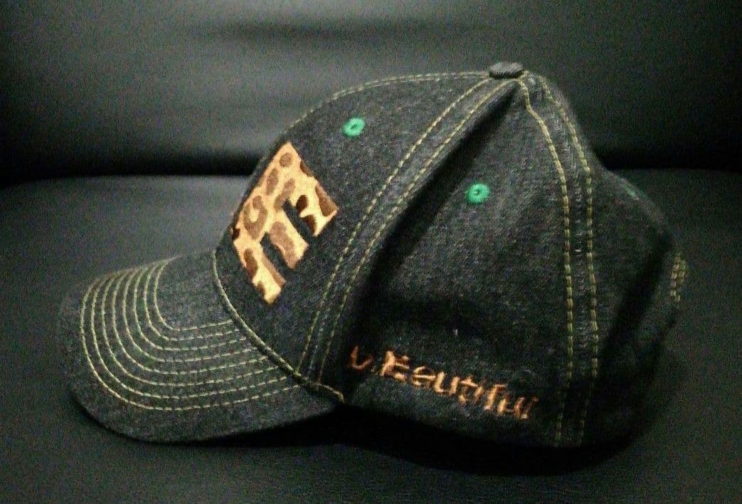【美品】ビューティフル b.Eautiful デニム キャップ b.Eロゴ