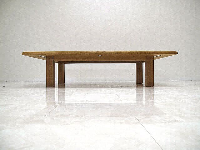 オーク無垢材リビングテーブル モダン・北欧・ナチュラル　座卓　センターテーブル