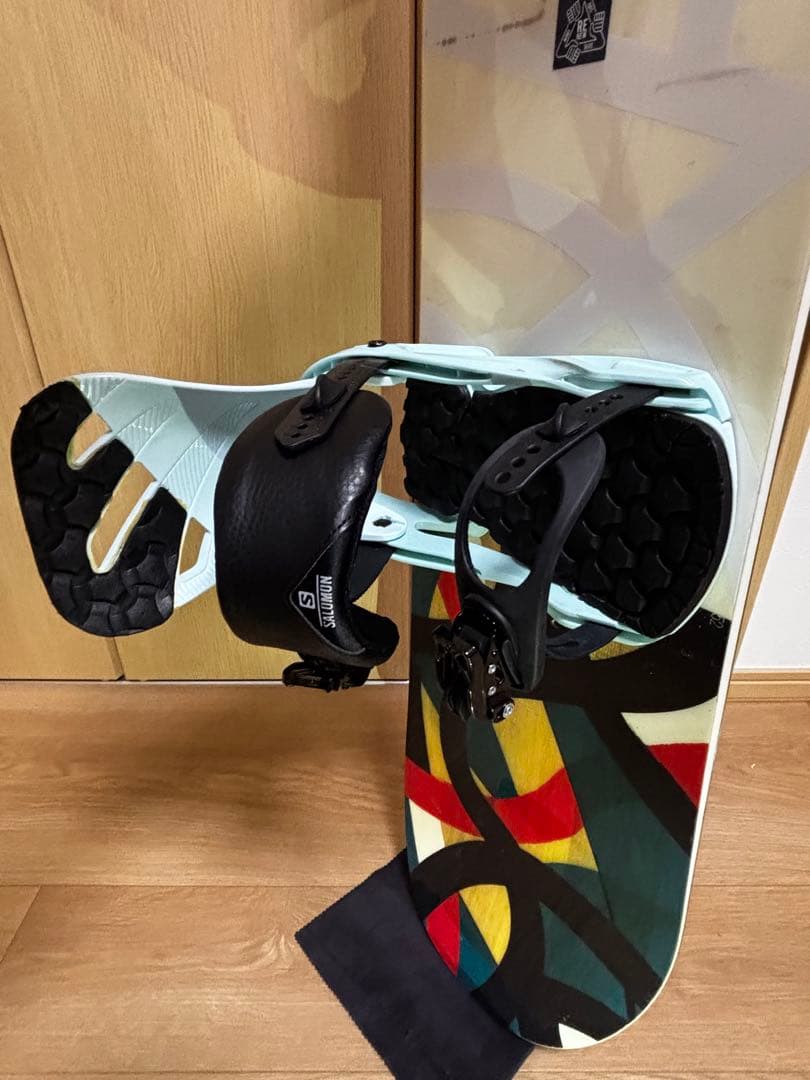 SALOMON Lotus 138cm スノーボード ビンディング ケース 付き