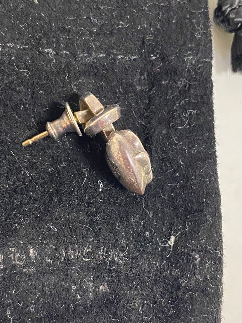 希少　クロムハーツ ピアス右　I heart you knot　インボイス原本