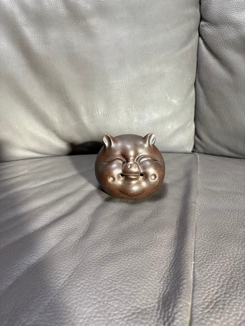 ブタ豚　置物　鈴