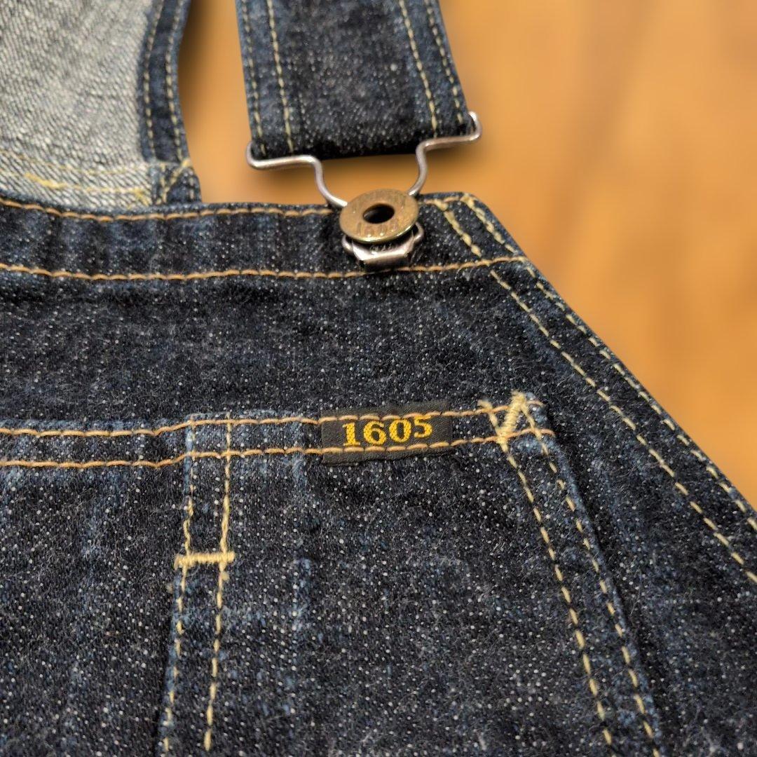 TROPHY CLOTHING ダークデニム オーバーオール