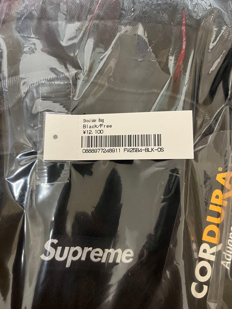 supreme Denim Shoulder Bag ブラック 新品未使用