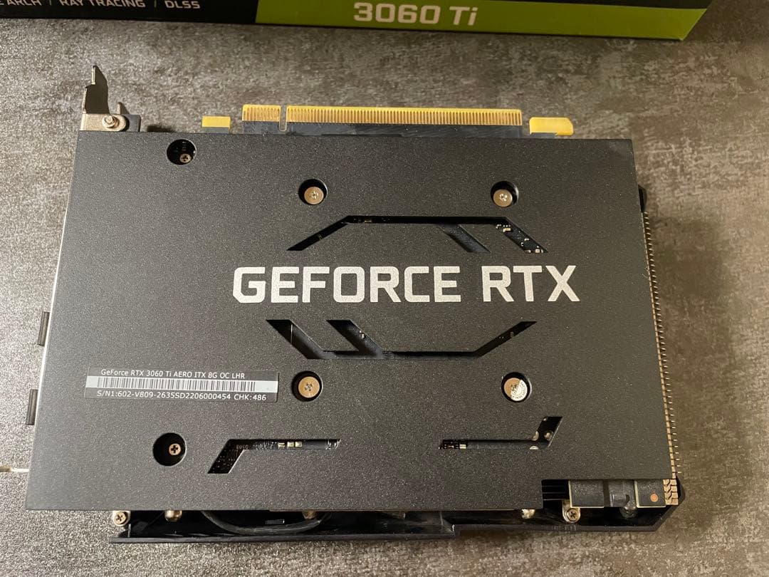 グラフィックボード・グラボ・ビデオカード MSI AERO ITX GEFORCE RTX 3060 Ti