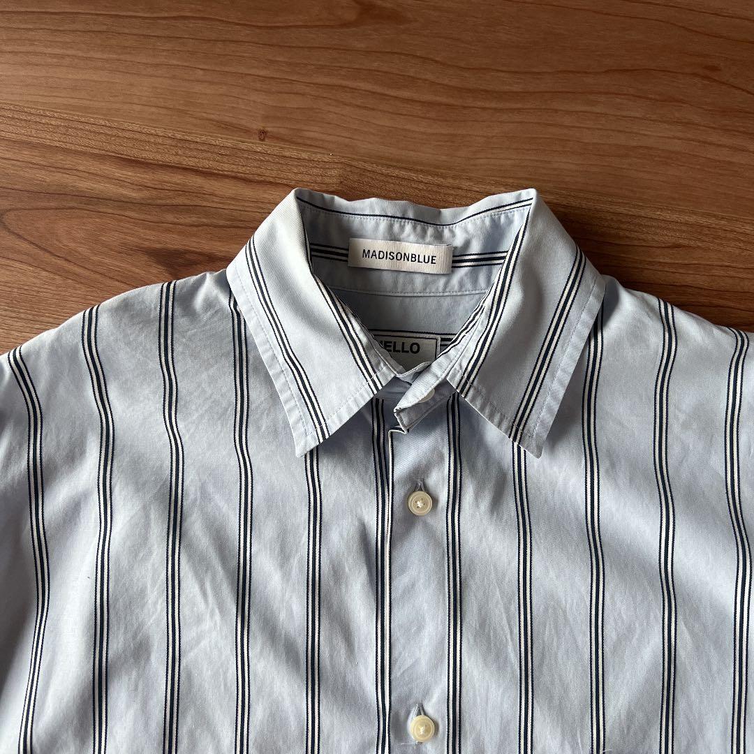 MADISON BLUE ストライプ2wayシャツ