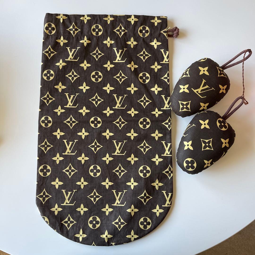 Louis Vuitton 旅行用布製靴収納袋　シューキーパー付き