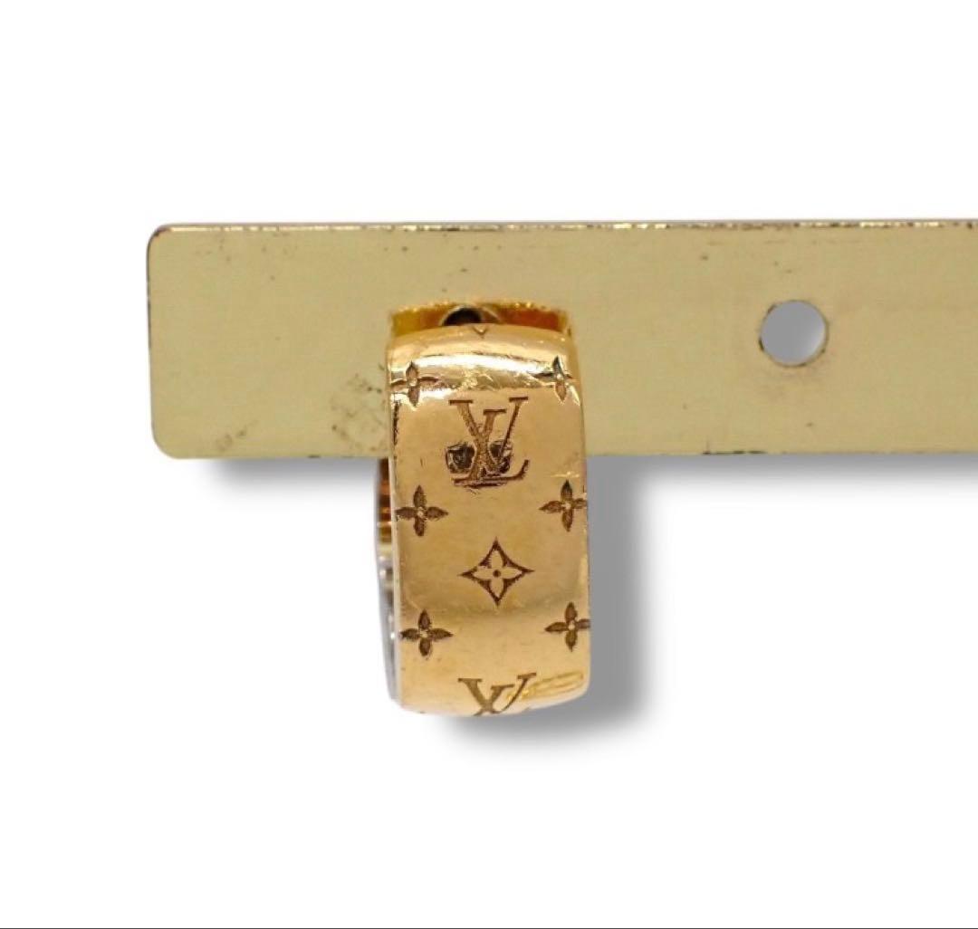 Louis Vuitton ゴールド シルバー ピアス(片耳用)